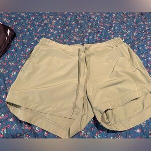 Olive Green Women's Shorts
